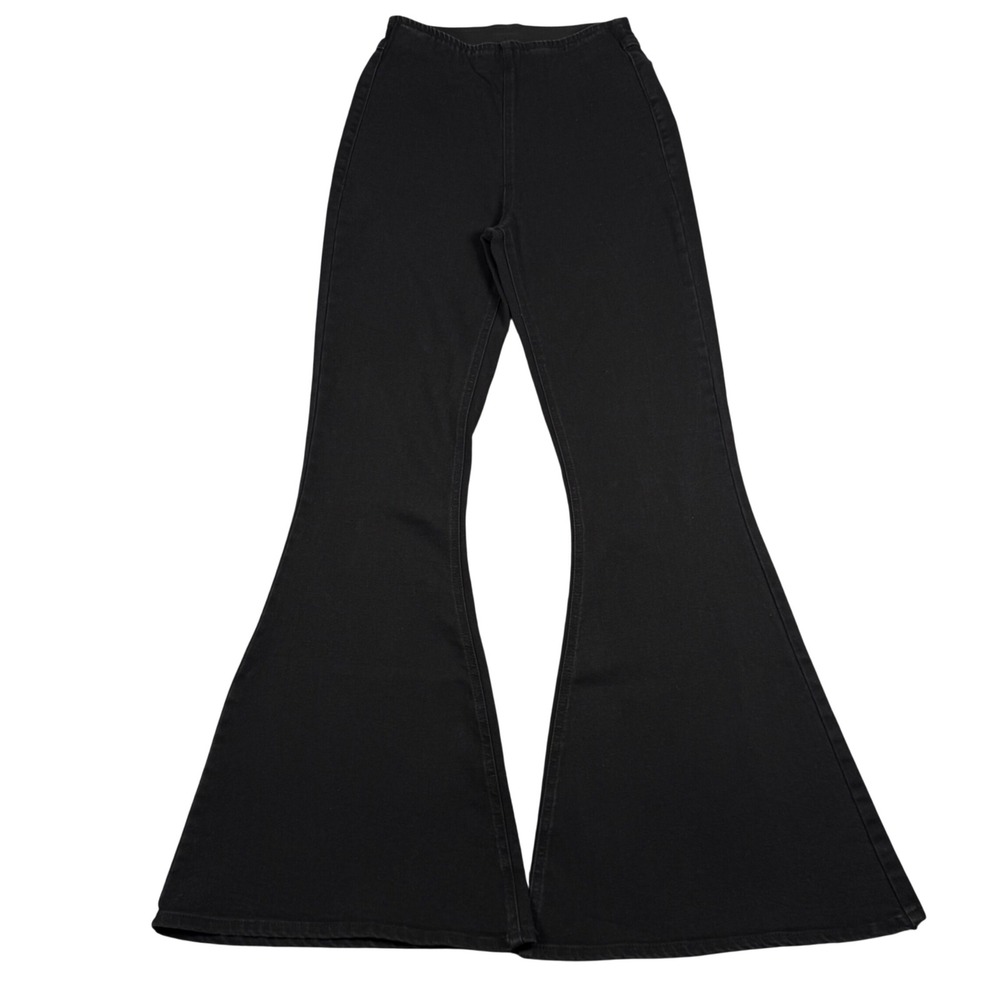 Retro Y2K Small Flare Jeans Mid Rise Denim Pant Bell Bottoms Vintage 70s 90s 00s